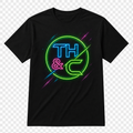 TH&C Stamp Tee — Black