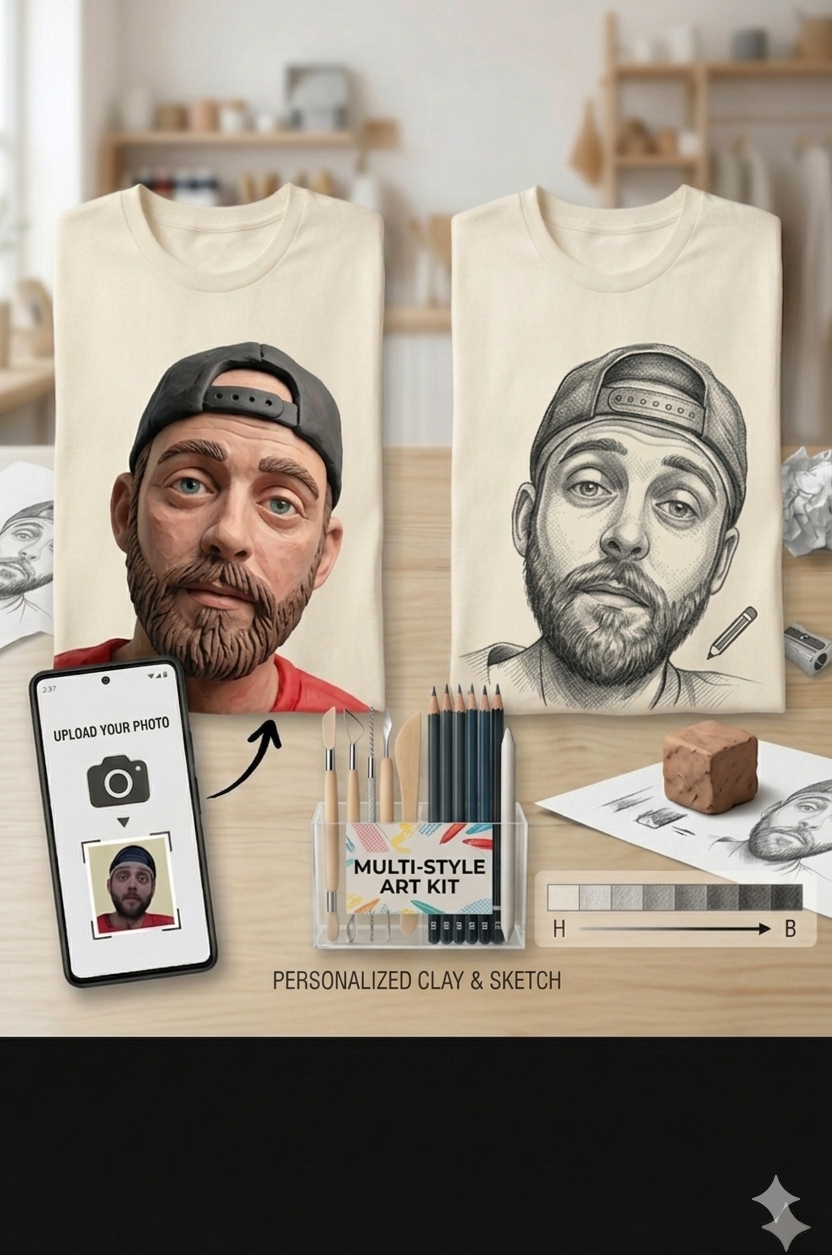 PortraiTees – Custom Portrait Tee