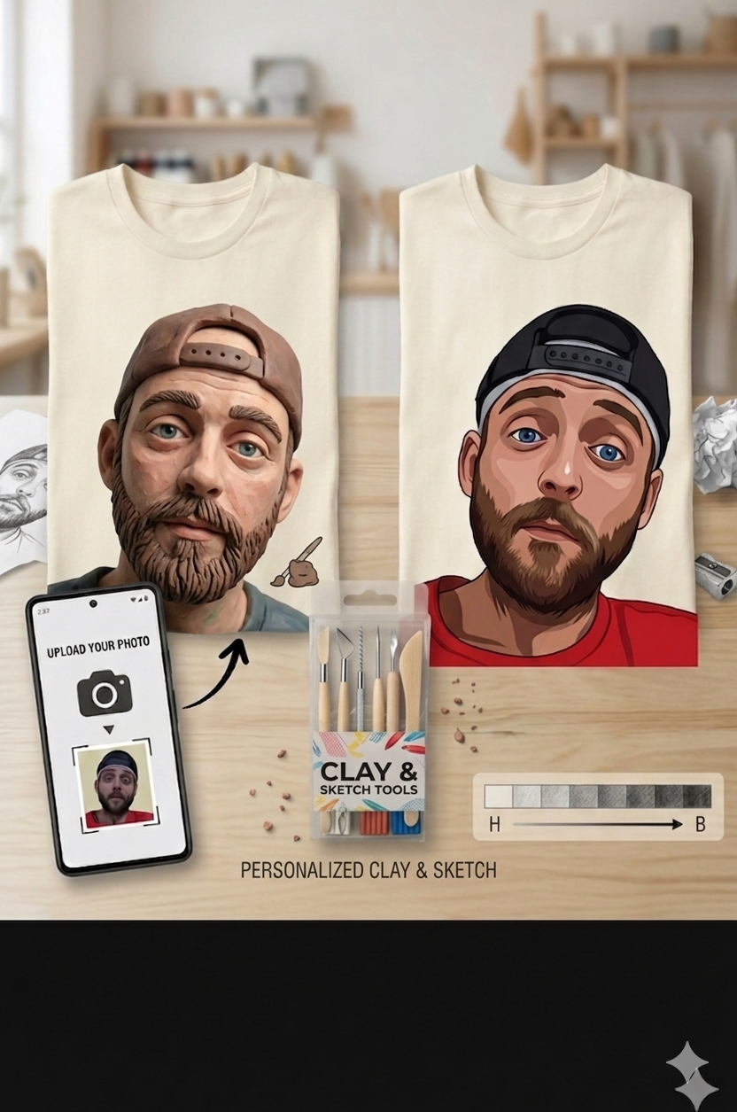 PortraiTees – Custom Portrait Tee